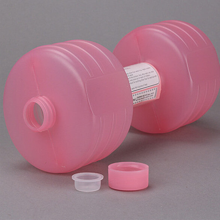 Water Dumbbells Plastic Bottle Fitness Equipment for Strength Training