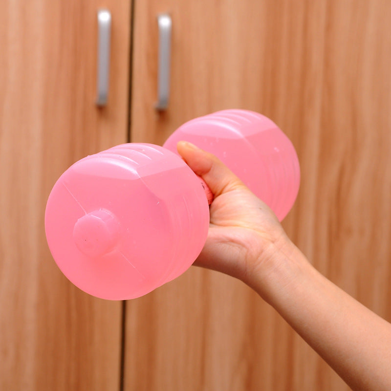 Water Dumbbells Plastic Bottle Fitness Equipment for Strength Training