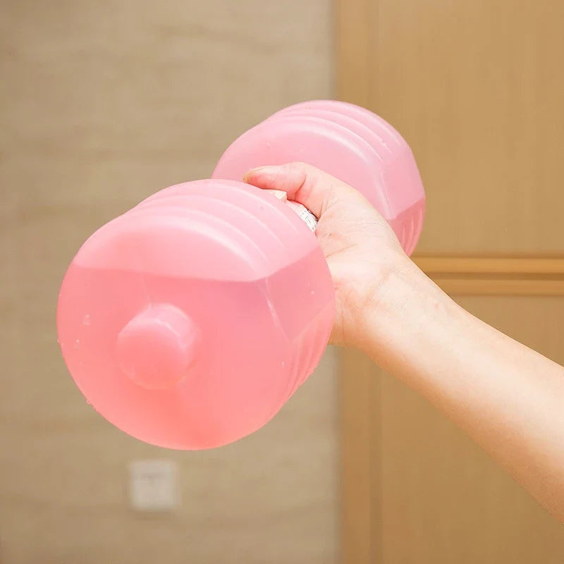 Water Dumbbells Plastic Bottle Fitness Equipment for Strength Training