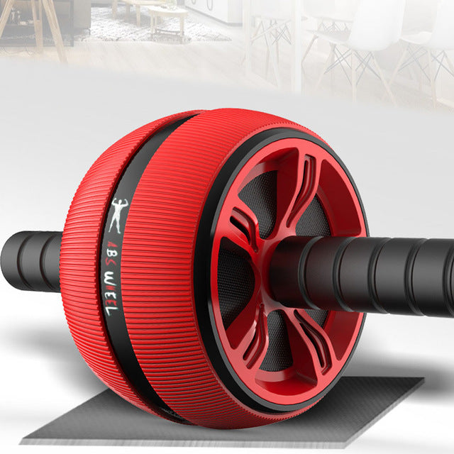 Silent TPR Abdominal Wheel Roller Core Trainer Fitness Equipment