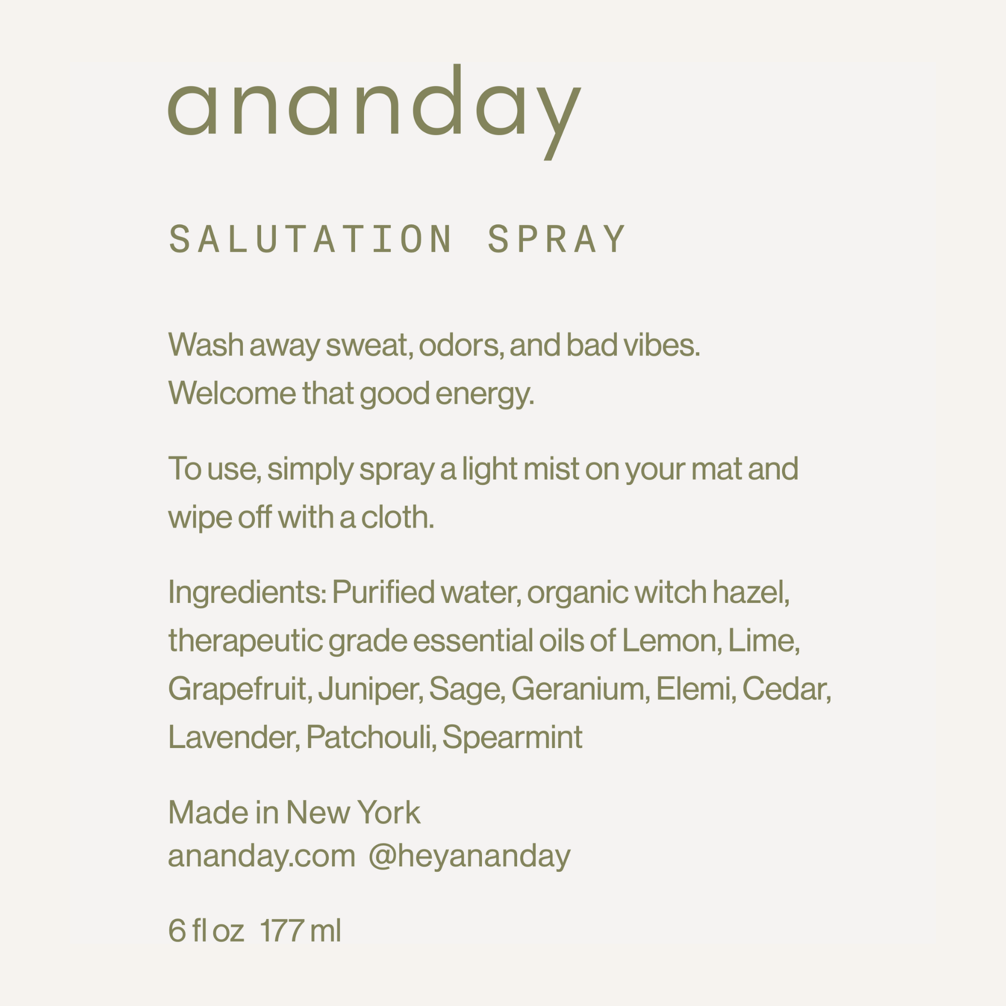 Sage & Citrus Salutation Spray