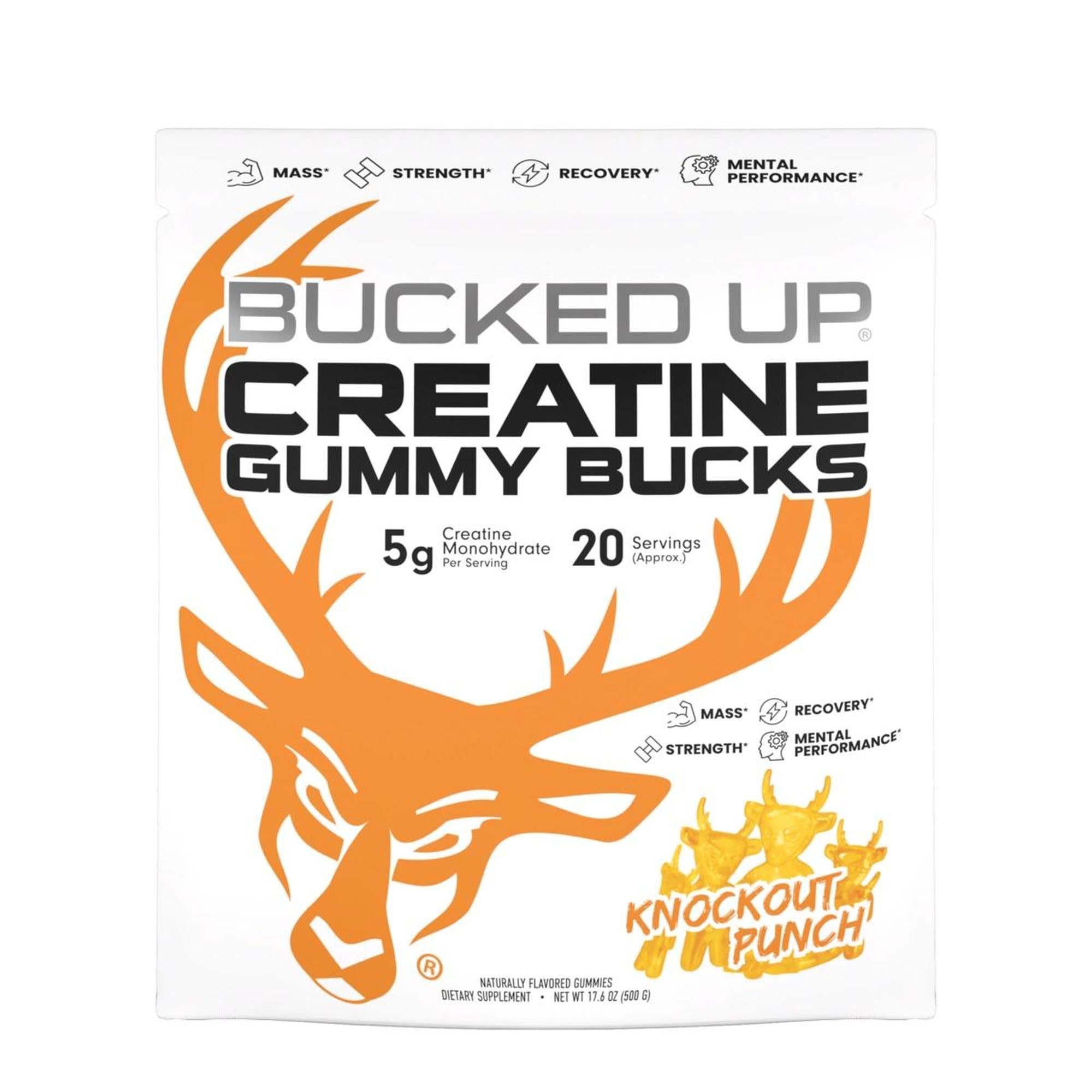 Bucked Up Creatine Gummy Bucks (New and Improved)