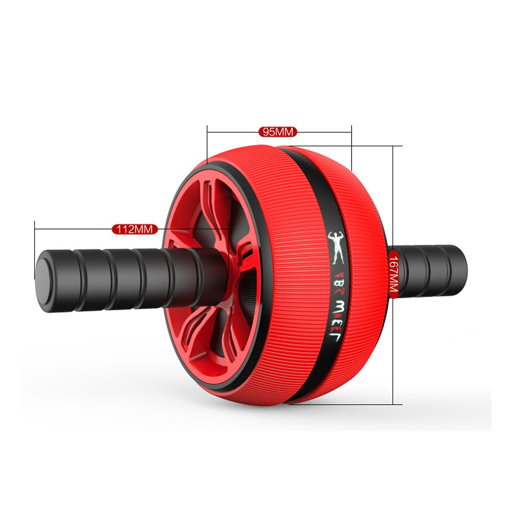 Silent TPR Abdominal Wheel Roller Core Trainer Fitness Equipment