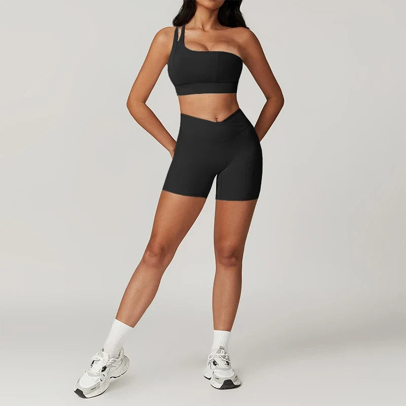 Women's Scrunch Butt Fitness Set Sexy Push-Up Workout Activewear