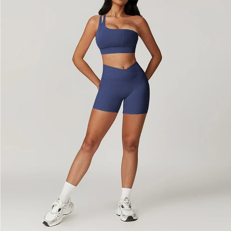 Women's Scrunch Butt Fitness Set Sexy Push-Up Workout Activewear