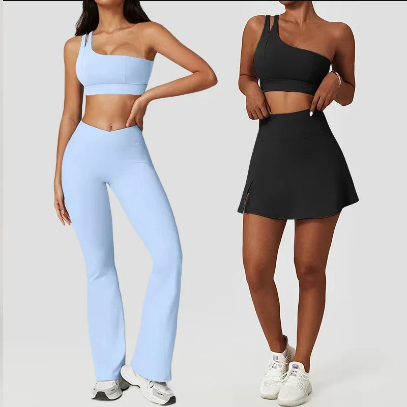 Women's Push-Up Workout Sports Set Tights Shorts Activewear