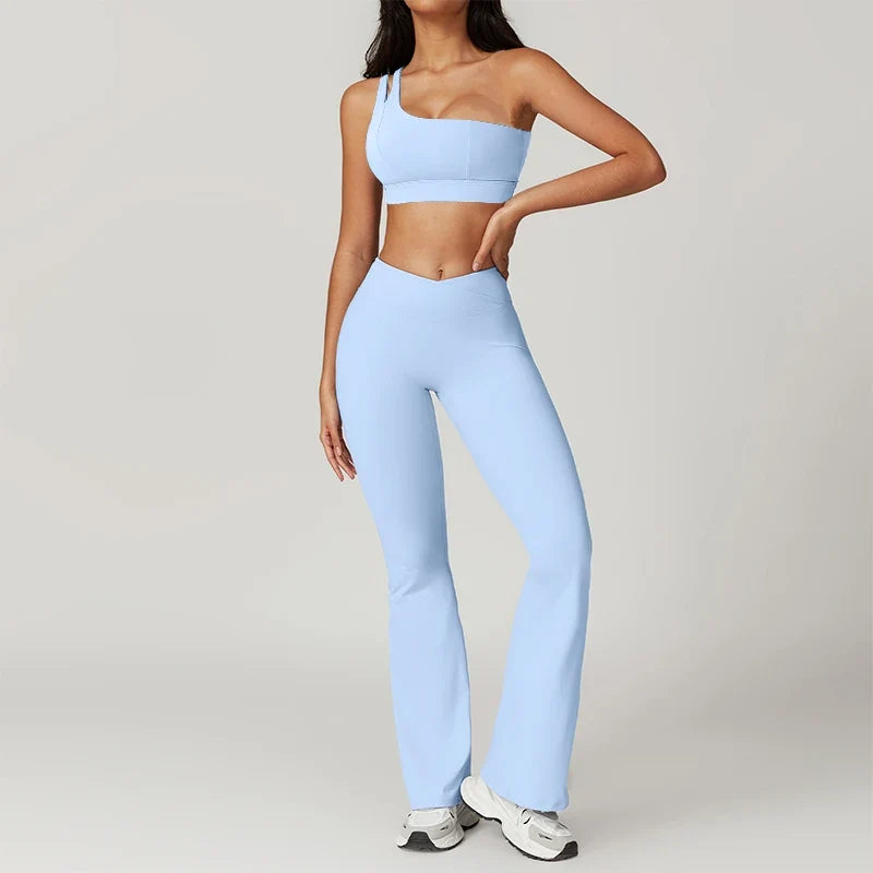 Women's Scrunch Butt Fitness Set Sexy Push-Up Workout Activewear