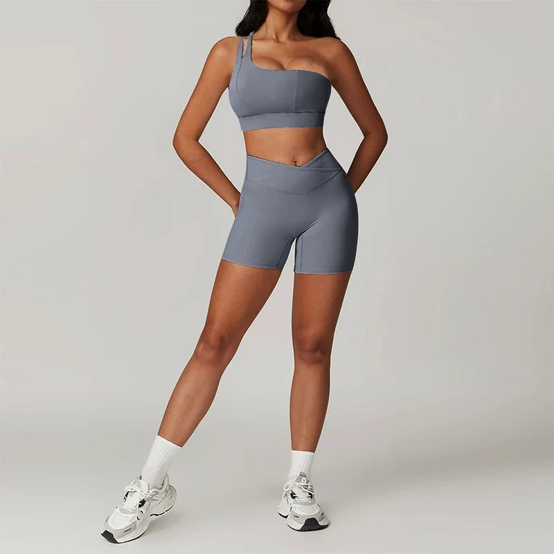Women's Scrunch Butt Fitness Set Sexy Push-Up Workout Activewear