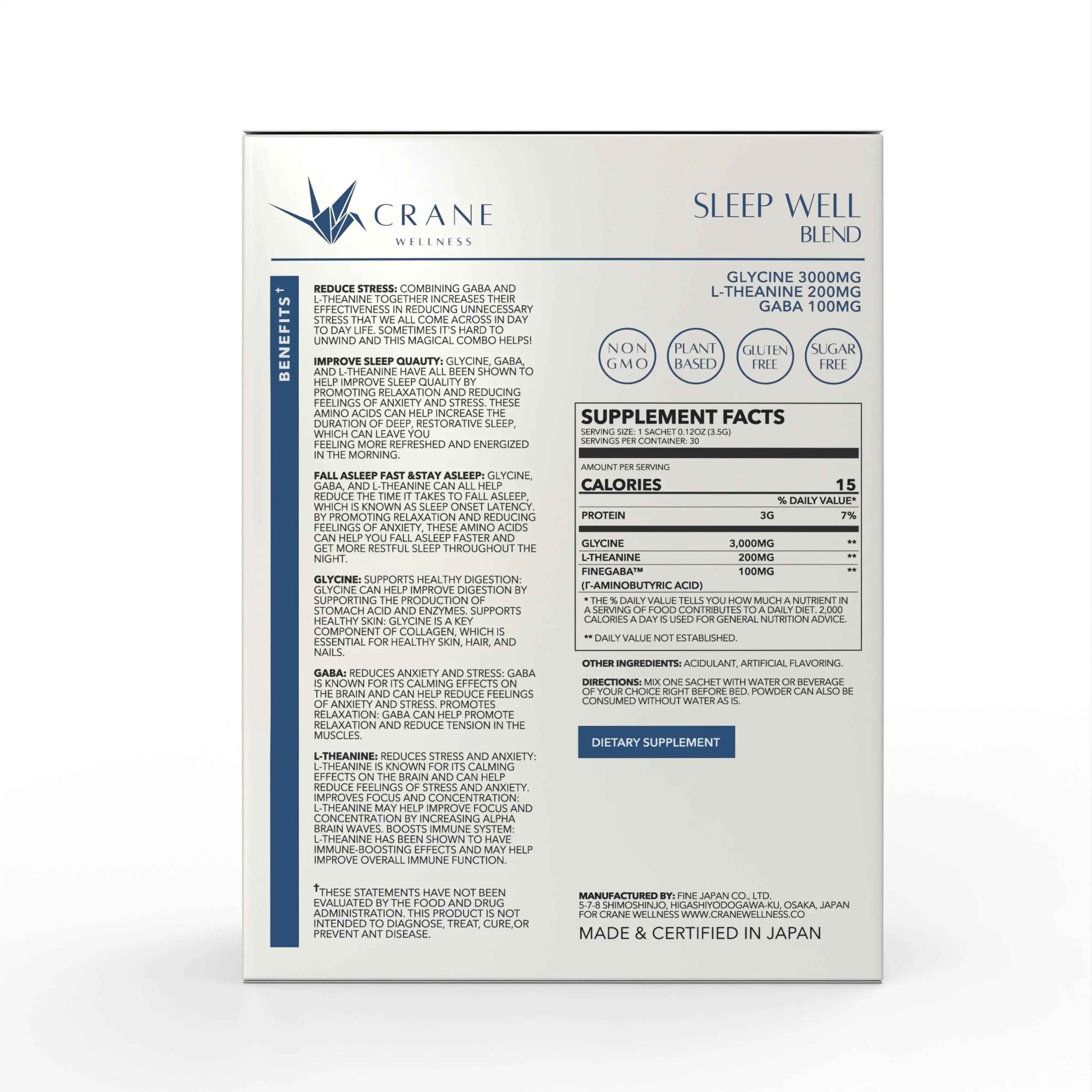 Sleep Well Blend Relaxing Herbal Wellness Blend for Evening