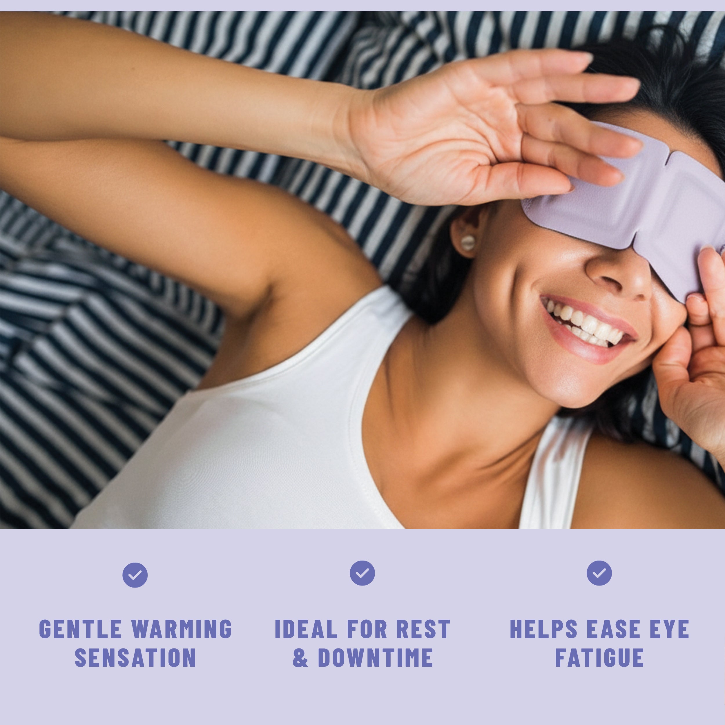 Self-Heating Steam Eye Mask Soothing Relaxation Mask 20-Pack