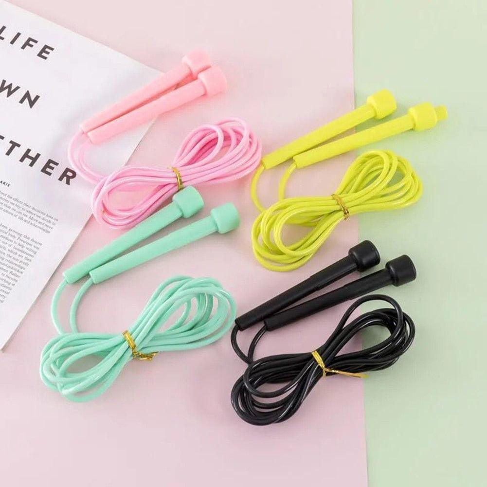 Adjustable Speed Jump Rope PVC Skipping Rope for Fitness Workouts