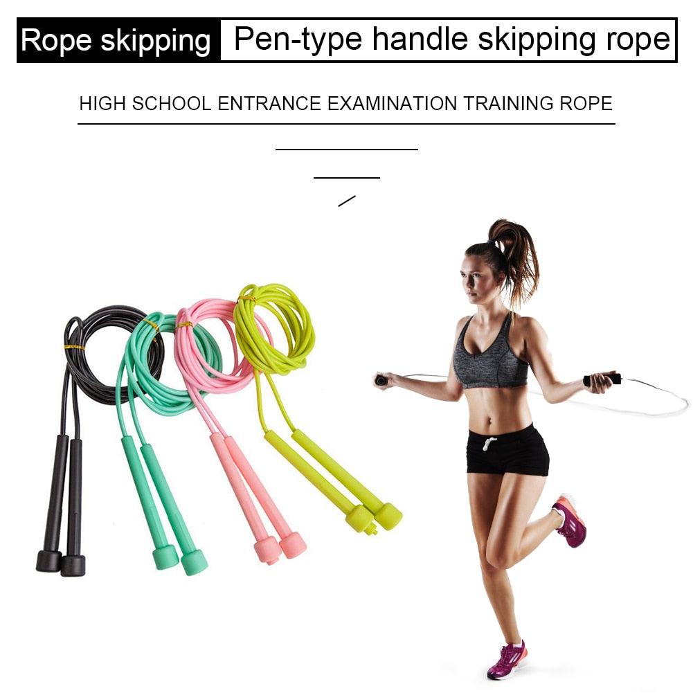 Adjustable Speed Jump Rope PVC Skipping Rope for Fitness Workouts