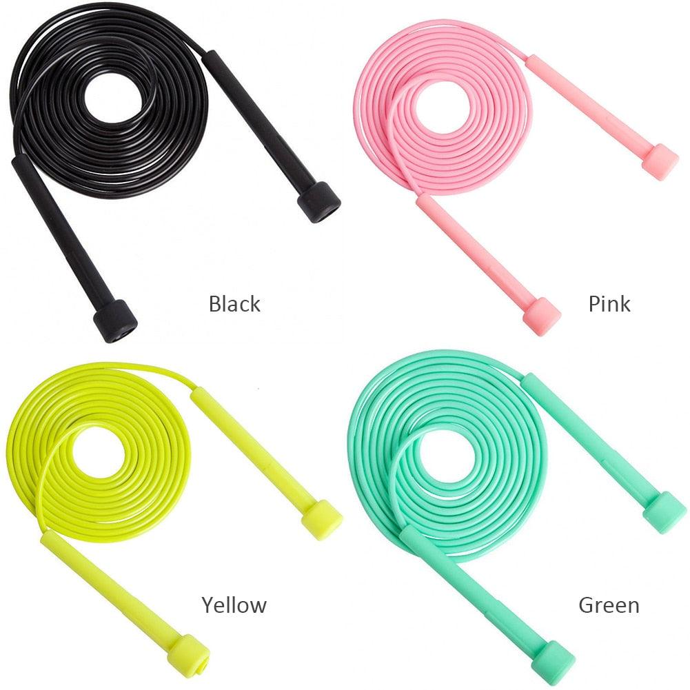 Adjustable Speed Jump Rope PVC Skipping Rope for Fitness Workouts